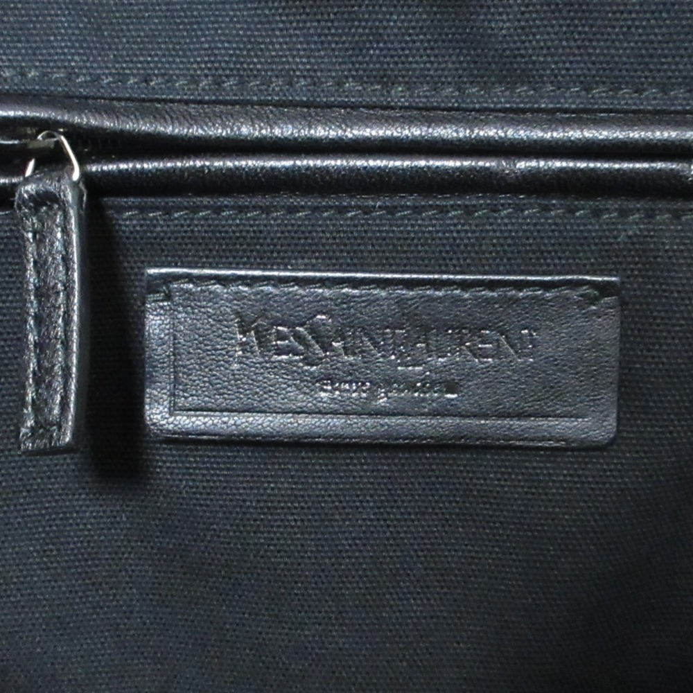 YVES SAINT LAURENT Rive Gauche SAC Y ROCK Easy Rock Studded Leather Boston Bag B - Picture 9 of 16
